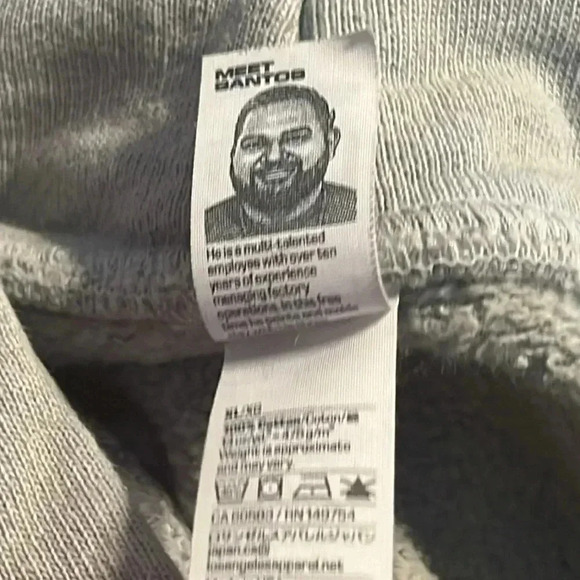 Men’s XL Charles Burg Hooded Sweatshirt - Picture 7 of 8